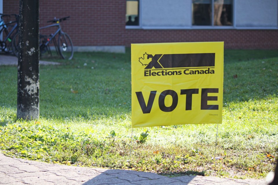 Elections Canada sign